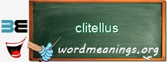 WordMeaning blackboard for clitellus